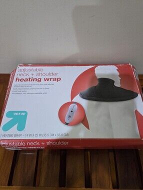 Up & Up Adjustable Neck + Shoulder Heating Wrap NEW *See Details